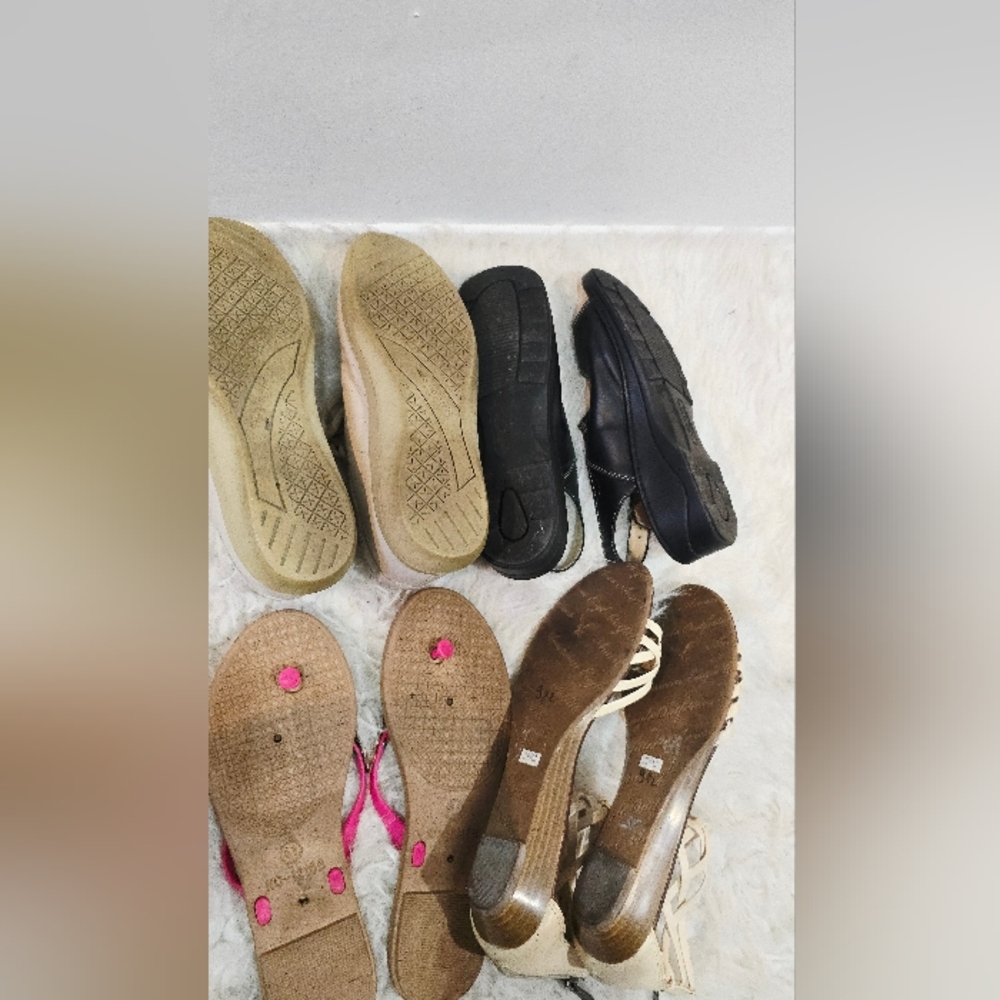 🔥 US Size 9 Bundle of 4 Pairs Women's Shoes -made In Italy, Leather - Picture 14 of 16